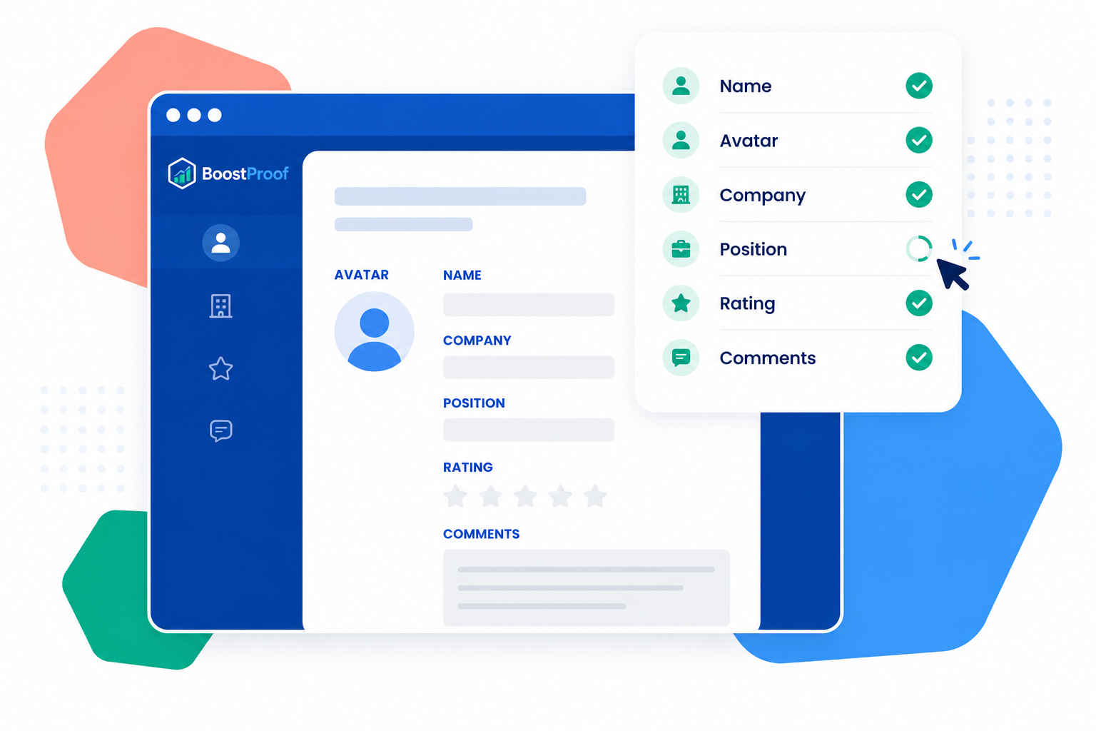 Branded review forms